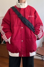 ！2024冬季新款男士撞色立领棉衣加厚保暖棉服外套MY211特P80，男装棉衣，电商B220