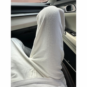 07qwer白色牛仔裤直筒夏季薄款美式vibe裤子男高街显瘦窄版微喇裤图片