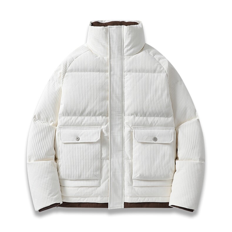 韩版高街冬季新款男士立领棉衣保暖棉袄外套潮羽绒服ESY0213-P205，男装羽绒服，电商B306