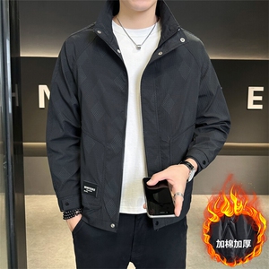 大货加棉加厚二棉外套秋冬男装夹克C317-J6650-P130图片