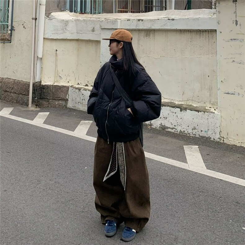 2026春秋复古潮牌秋季直筒长裤男美式宽松潮流百搭休闲裤CH912,男装休闲裤,星座516A