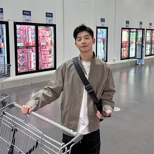 W10559-P63 网图现货 复古立领夹克宽松外套 高品质图片