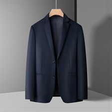 XL-N88023男式秋季新款长袖简约羊毛西服休闲商务便服西装，男装西服套装，电商B360