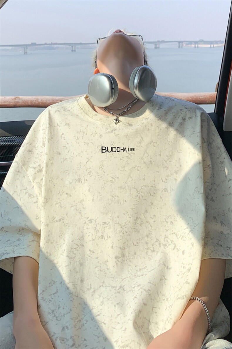 ！2026夏季新款男士潮牌印花短袖T恤情侣半袖T2537特P25,男装T恤,电商B220