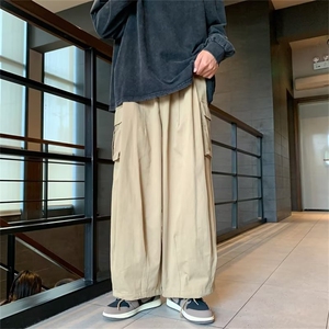 男秋季新款港风休闲裤B7118P42图片
