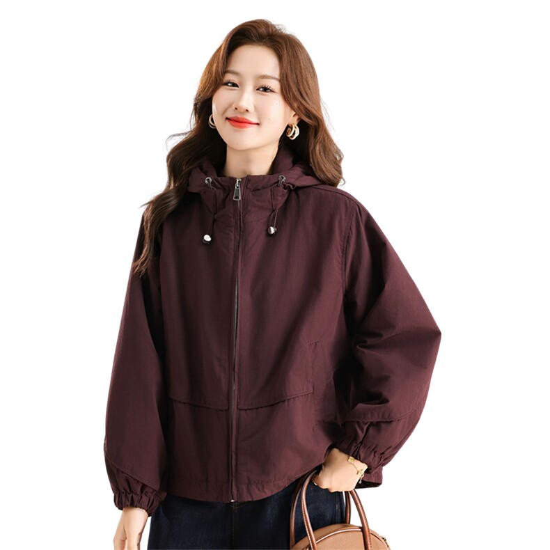 棉衣女冬季新款连帽加棉加厚防风保暖夹棉派克服,女装棉衣/棉服,曼沙奕珂