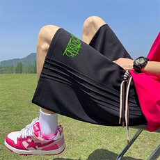 已注册直播抖音得物品质三条杠运动男五分休闲短裤K307P30控48，男装牛仔裤，电商C408-1(原B339-1)
