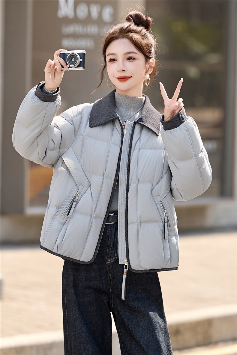 现货！2025冬季新款90绒白鸭绒羽绒服女,女装羽绒服,慕咨