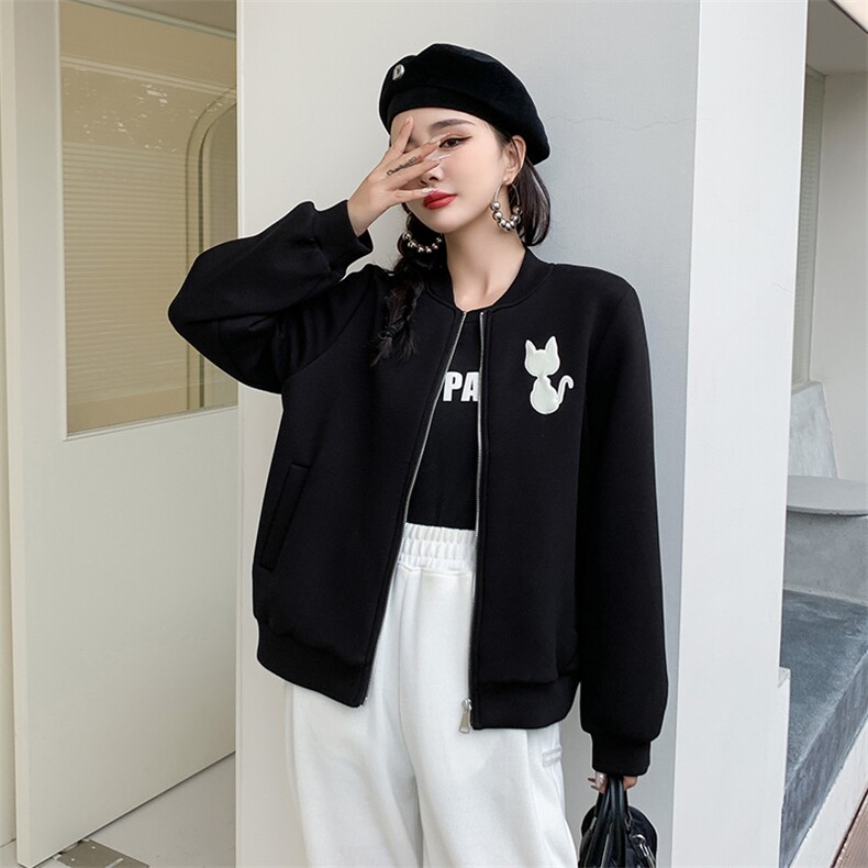 现货2025新款春秋季棒球服女设计感小众春装棒球夹克外套春,女装短外套,天丽