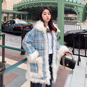 8511B-M117 2020冬季新款加厚羊羔毛棉衣棉服图片