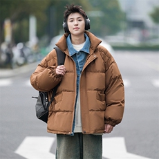 现货一万件抖音直播牛仔假两件大码棉衣情侣棉服8218P118，男装棉衣，电商A030