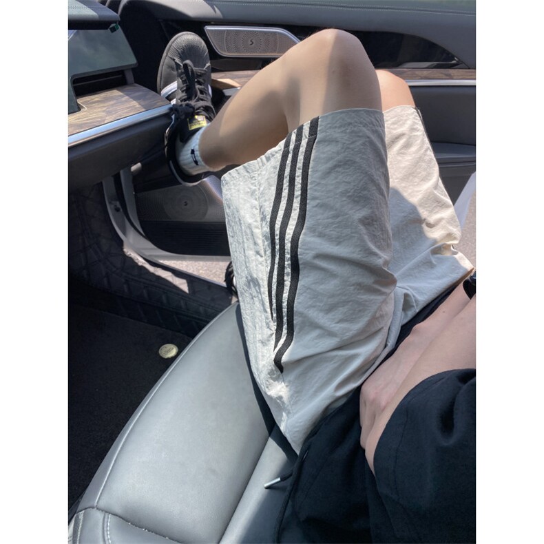 夏季新款户外速干冰丝透气条纹宽松五分裤B315-K24185-特p25控48,男装牛仔裤,电商B315
