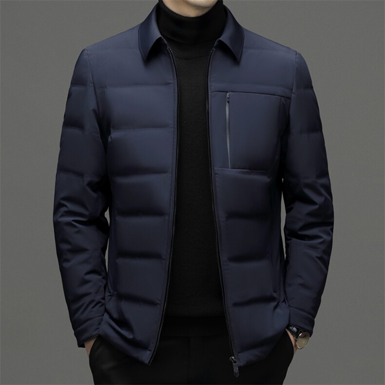 CSYR92358钱塘2020-2冬季厚款商务休闲简约中年男士羽绒服P220,男装羽绒服,钱塘207-2