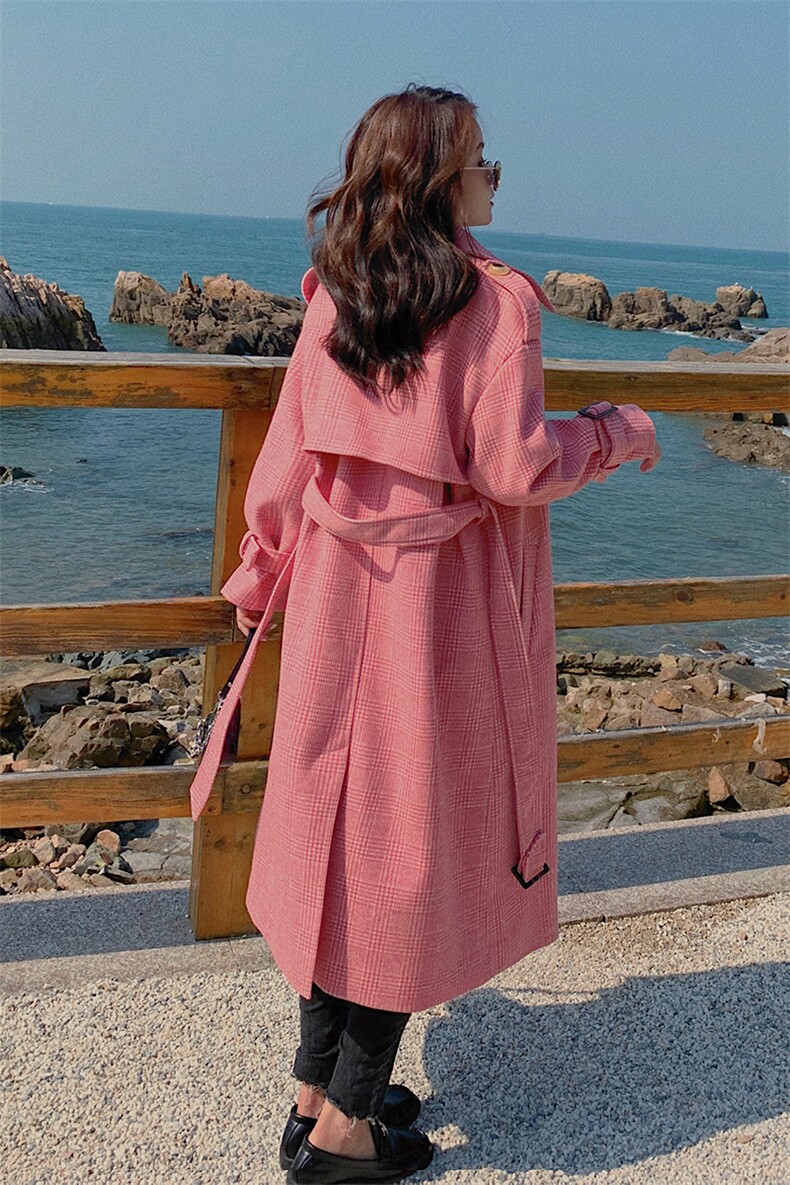 数据未测2021春秋装新款呢大衣女Z333P175K258,女装毛呢外套,浙宝296A