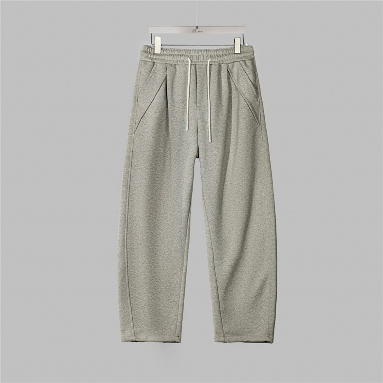 松紧抽绳男宽松休闲裤 百搭运动裤卫裤 A329-K8857-P60图片