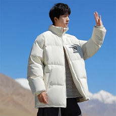 2024冬季新款cityboy大码印花立领棉衣M-5XHM24549-13-特P50，男装棉衣，电商A022