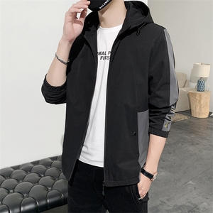 店主风可二开连帽夹克潮流休闲夹克防风外套JH-JK9931-P30