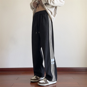 秋季直筒男士休闲裤三条杠新款宽松长裤个性裤子A266-KZ916-P50图片