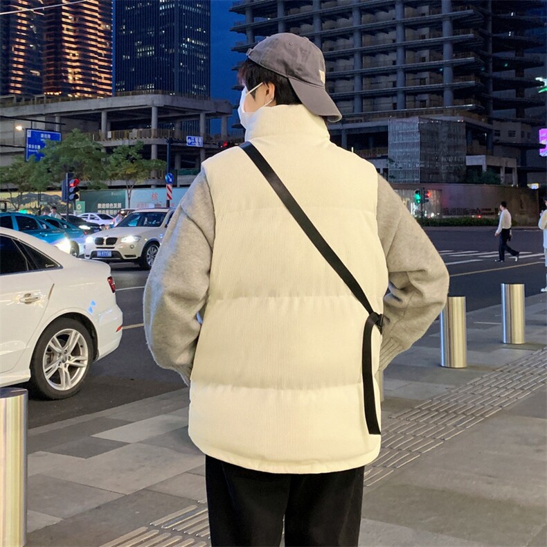 灯芯绒棉马甲男2024秋冬季新款棉衣休闲保暖加厚外套,男装棉衣,星座410-6（原星座1304-1）