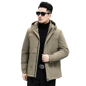 M88507-12钱塘2020-3冬季厚款简约时尚中年男士羽绒服P215图片