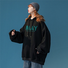 欧美简约时尚MAY情侣潮长袖圆领卫衣宽松上衣W168P30控48，男装卫衣，A247A