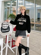 冬季新款加绒卫衣，女装卫衣/绒衫，依诺阁