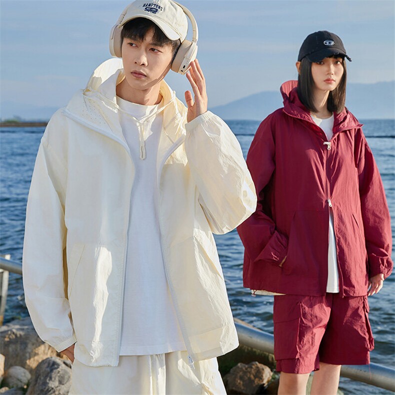 UPF100+有报告 凉感轻薄透气套装防晒服 两件套HS627-P80图片