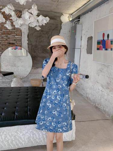 工艺面料花牛仔，女装，约她