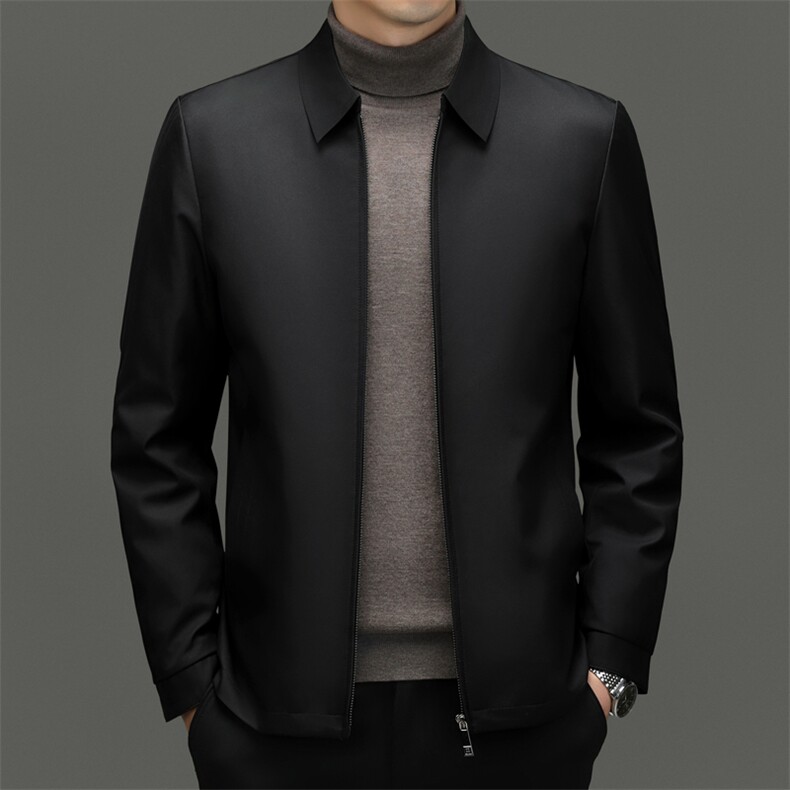 BN23606钱塘2020-2商务百搭冬季厚款中年男士85鹅绒羽绒服P190图片