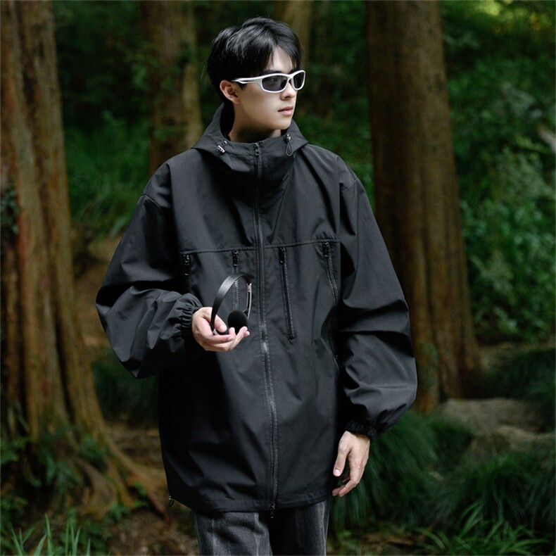 JK8116/P70秋装户外防水外套冲锋衣男女风衣户外登山骑行服夹克,男装夹克,电商A141