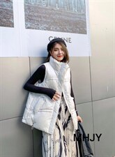 2021#冬季羽绒90绒马甲，女装马甲，美合佳彦