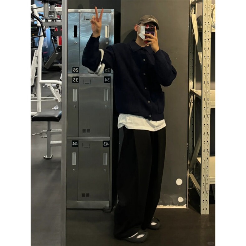 【有货】MY0339ZZ-特73秋冬季加厚针织开衫外套男士慵懒翻领毛衣,男装针织衫/毛衣,星座1007（原301D）