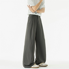 2025夏季新款麻料透气西裤垂顺凉感轻薄空调裤子潮504-K886-特P40，男装西裤，星座504