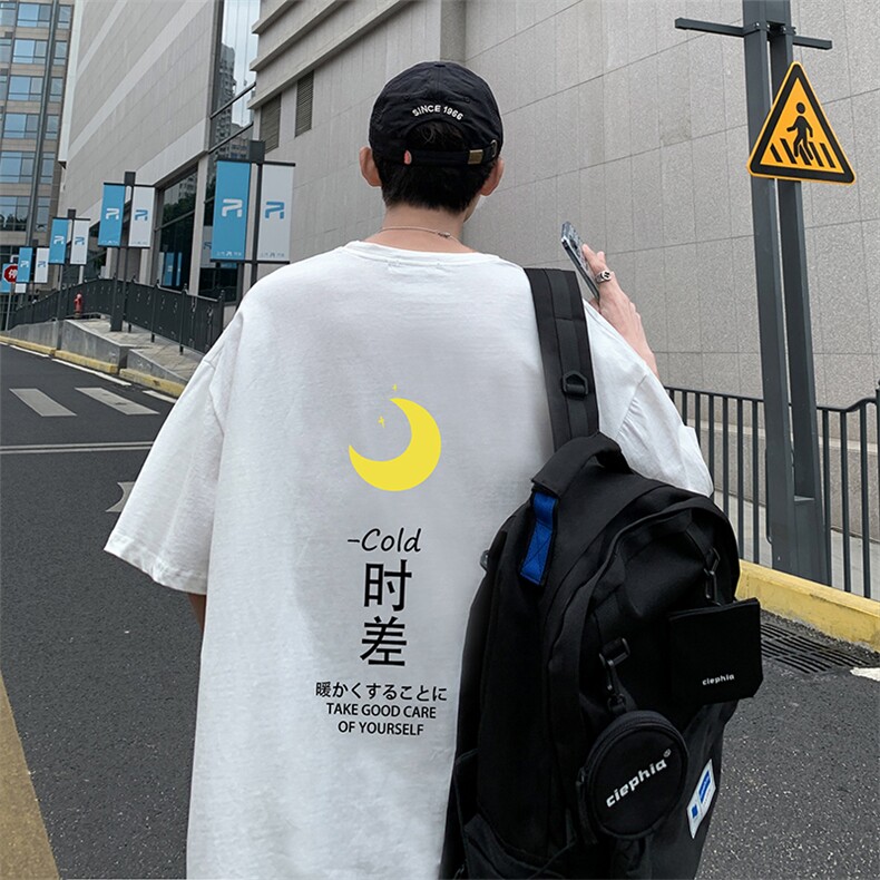 DX17047-P20纯棉短袖t恤男大码半袖打底衫宽松体恤衫港风,男装T恤,电商A040