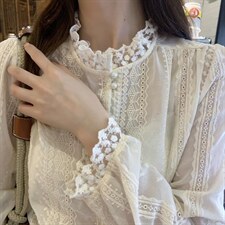 韩系蕾丝小衫，其它，朵缇