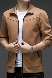 LB8588男式2023秋冬新款长袖翻领开衫青年休闲外套P90,男装针织衫/毛衣,电商B360