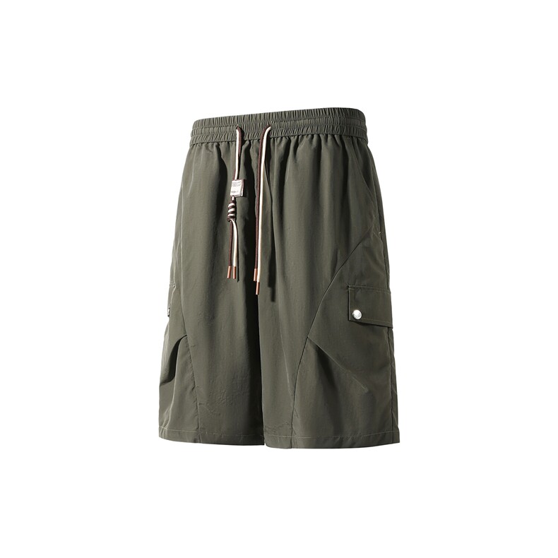 褶皱解构设计速干五分休闲短裤DK008立体锦纶(S-2XL)TP22,男装休闲裤,电商A088