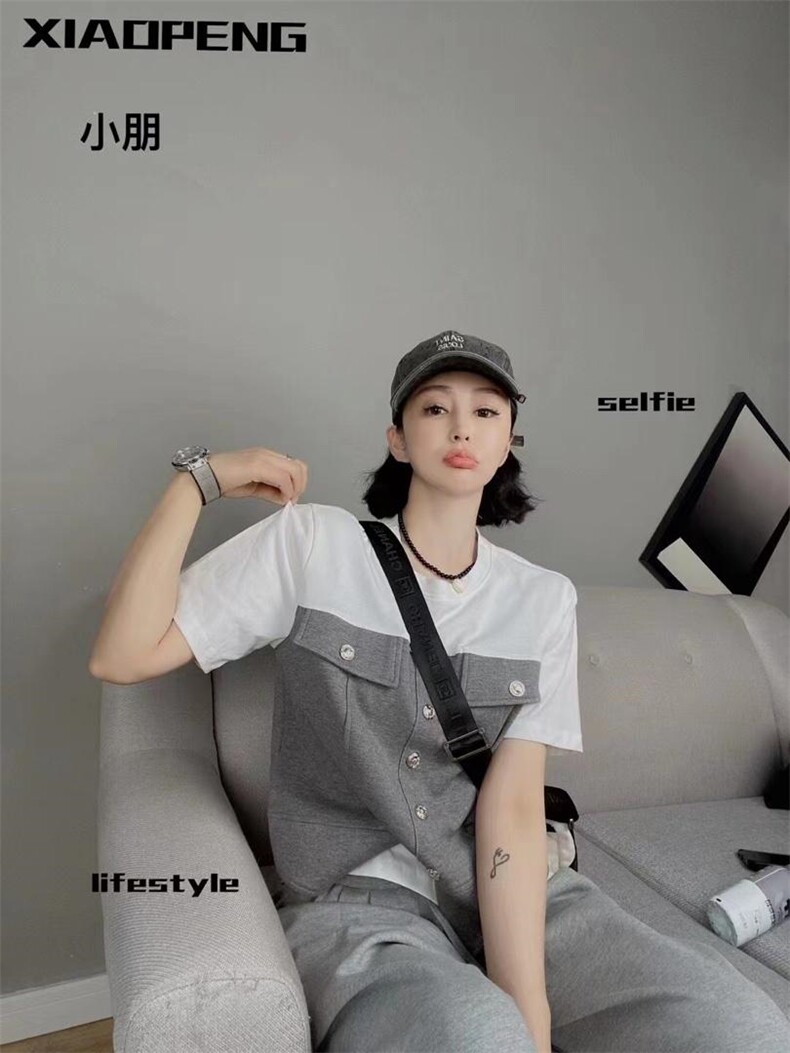 欧货假两件上衣，其它，浪漫E点