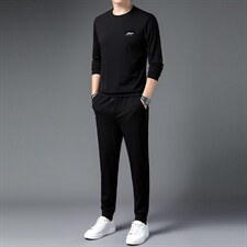 CAG102钱塘2020-2春秋季新款时尚休闲帅气中青年男士套装P97，男装休闲套装，钱塘207-2