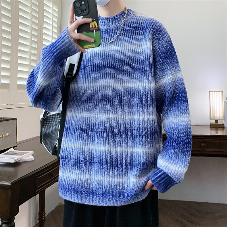 【新品】2025秋冬男士时尚休闲百搭针织毛衣潮流-M036-P45,男装针织衫/毛衣,星座1105-1