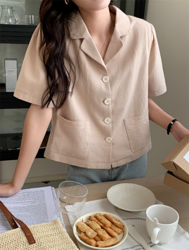 【现货】韩系泡泡袖小衫，其它，DAP