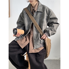 2024春季新款美式复古做旧夹克潮牌宽松美拉德外套现货W8156-P80，男装夹克，星座512-4