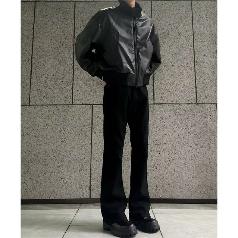 【有货】DW6020-P93美式cleanfit廓形飞行员夹克男秋冬加厚短款潮,男装夹克,星座603-2
