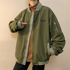 复古夹克男双面穿牛津防水韩版潮流宽松春季休闲外套JK09223-P60，男装夹克，星座308B-1