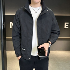店主风2025秋季新款立领外套男装休闲夹克C317-J6615-P110，男装夹克，电商C317