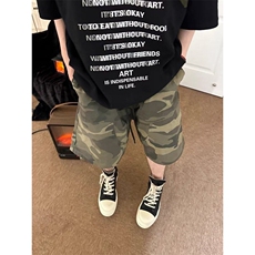 美式高街迷彩工装短裤男夏季休闲百搭宽松复古潮流五分裤KQ124，男装牛仔裤，星座1116A（原606A-3）