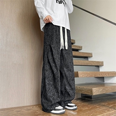 YK86103-P35聚酯纤维美式复古扎染卫裤男秋季，男装休闲裤，电商A086-1