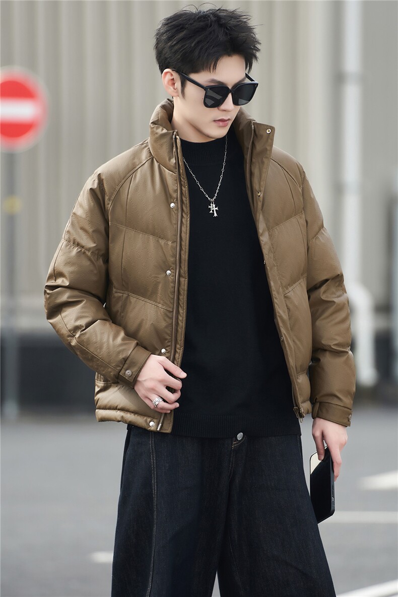M-3XLB3538815P175黑PU2025冬羽绒服【标50控活动价268】,男装羽绒服,电商B353