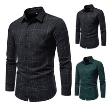 潮神2025春季主推彩色格子潮流简约时尚风青少年帅气衬衫，男装衬衫，星座1502