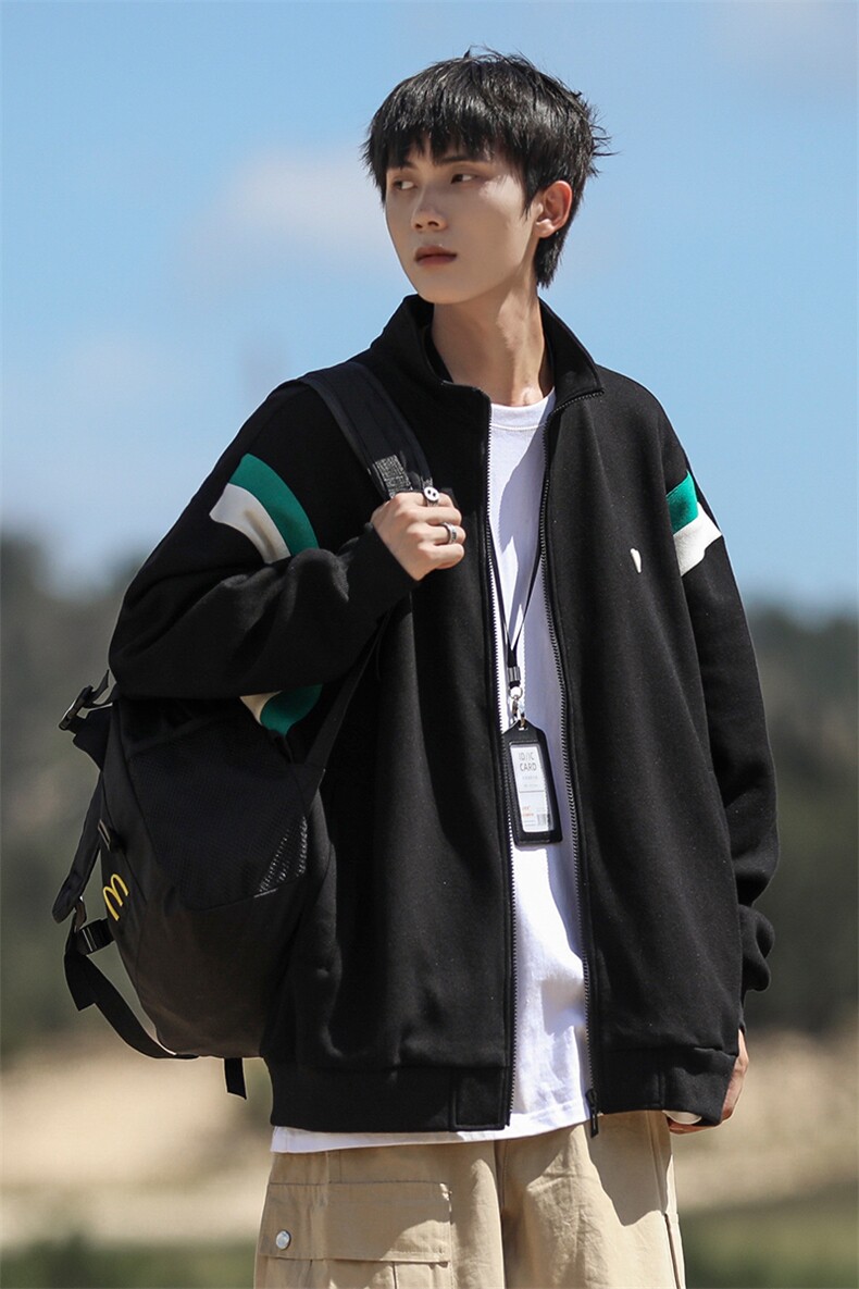 秋季新款男百搭cityboy风针织外套WT3410-P55控88,男装夹克,星座717